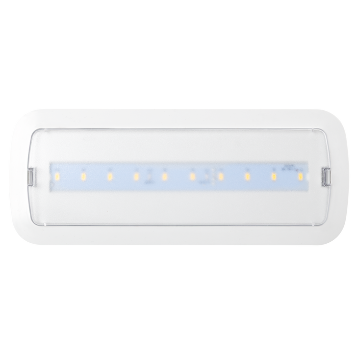 Luz de Emergencia LED Empotrable 200LM Permanente/No Permanente 5000K Autonomía 3h Luz de Emergencia LED Empotrable 200LM Permanente/No Permanente 5000K Autonomía 3h