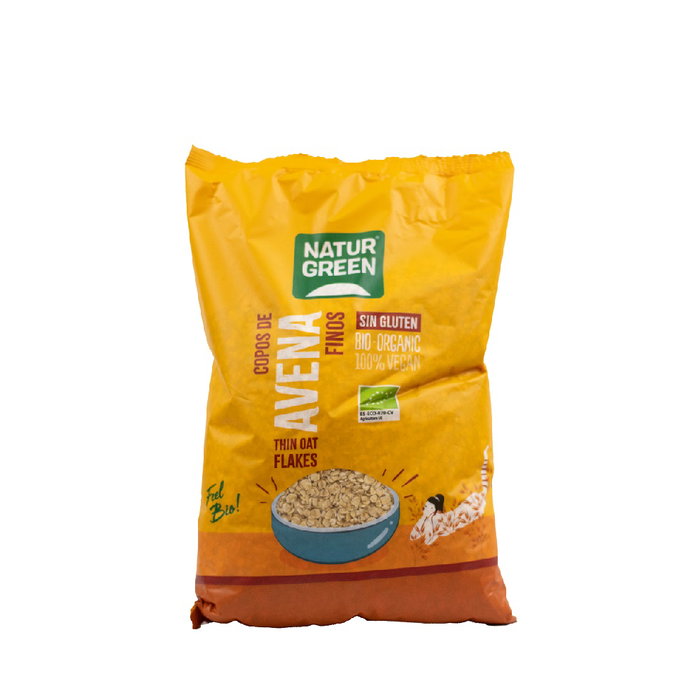 NATURGREEN Copos de Avena finos 1kg