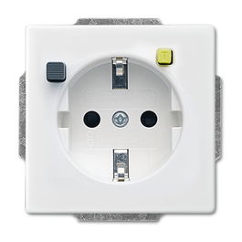 BUSCH-JAEGER BJ 3120 EUCB-84 FI-SCHUKOMAT SCHUKO Einsatz studioweiß Sicherheitstechnik