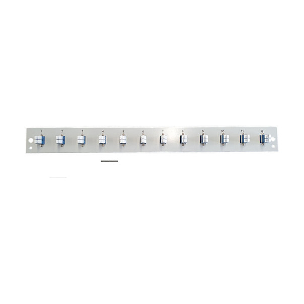 EFB Elektronik SB-FP-12SC-S-OS2 Placa frontal con 12 x LC Duplex Kupplung OS2