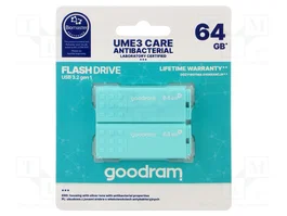 GOODRAM Pendrive 64GB USB 3.2 Gen 1 Menta (Pack de 2)
