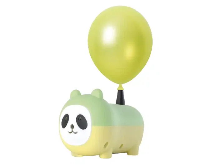 Blanca Compresor Eléctrico Panda 450W con Bolsa de 50 Globos de Látex Biodegradable Colores Surtidos de Regalo