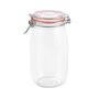 La Mediterranea Tarro Hermético Vidrio Clip 1500 ml (12 Unidades)