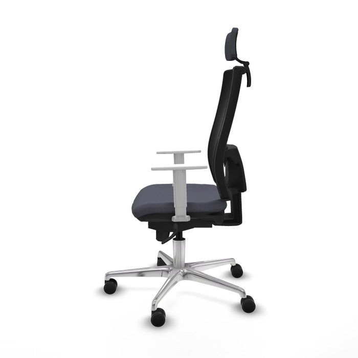 PIQUERAS Y CRESPO Silla de oficina Horna con Mecanismo Sincro, Gris oscuro y Negro PIQUERAS Y CRESPO Silla de oficina Horna con Mecanismo Sincro, Gris oscuro y Negro