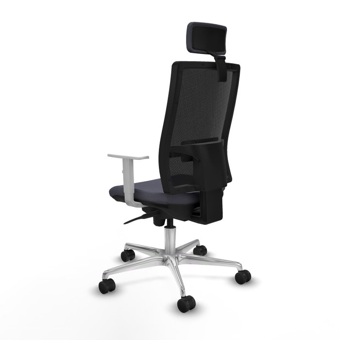 PIQUERAS Y CRESPO Silla de oficina Horna con Mecanismo Sincro, Gris oscuro y Negro PIQUERAS Y CRESPO Silla de oficina Horna con Mecanismo Sincro, Gris oscuro y Negro