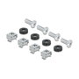 DeLOCK 67319 Tira de recubrimiento de metal gris 3U
