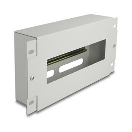 DeLOCK 67319 Tira de recubrimiento de metal Gris 3U