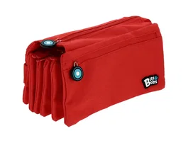 Grafoplas Estuche portatodo Bits&Bobs Cuádruple Rojo