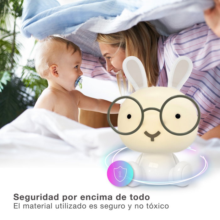 GSC Evolution Luz de noche infantil LED Conejito RGB Blanco