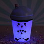 The Concept Factory Luz Quitamiedo Kawaii Smoothie Bubble Tea Cambia de Color Tacto Suave
