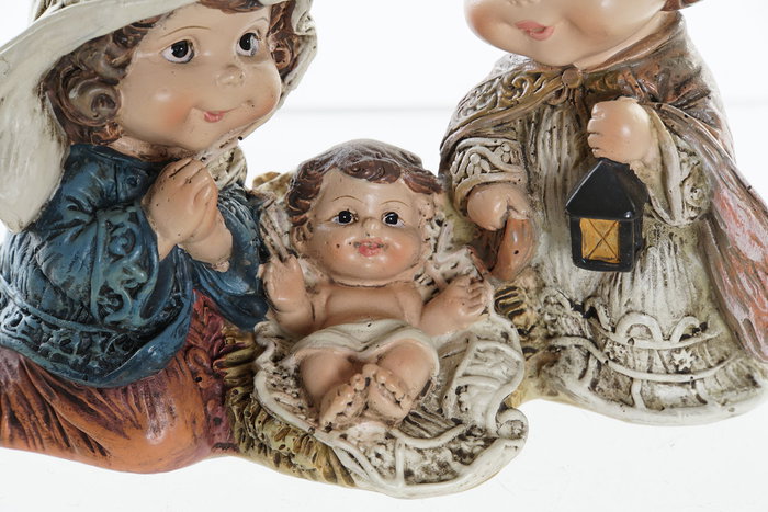 DKD Home Decor Nacimiento Resina Multicolor 11x6x8 cm