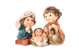 DKD Home Decor Nacimiento Resina Multicolor 11x6x8 cm