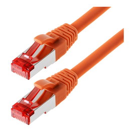 Helos Patchkabel Cat.6 S/FTP AWG 27/7 Naranja 15 m
