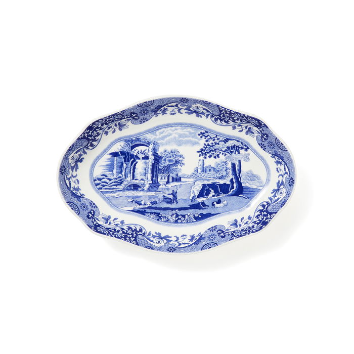 Spode - Fuente Rabanera 21 cm, Colección Blue Italian, Apta Lavavajillas, Microondas, Horno y Congelador Spode - Fuente Rabanera 21 cm, Colección Blue Italian, Apta Lavavajillas, Microondas, Horno y Congelador