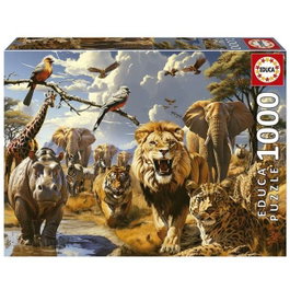 Educa Puzzle 1000 piezas Animales Salvajes