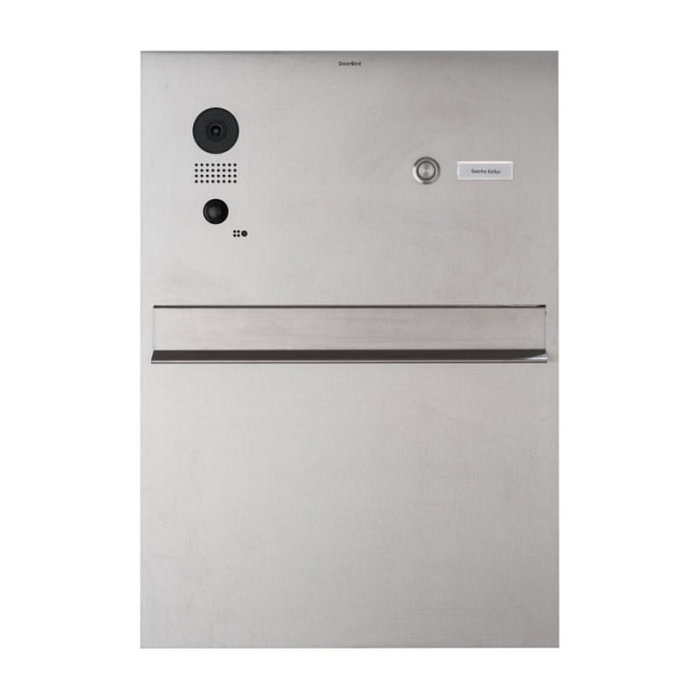 DoorBird D1101V Estación de Video IP para Puerta Sobremontar Acero Inoxidable V2A, Plata, 379x113x550 mm, -20 a 40°C
