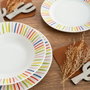 Plato Llano Porcelana California Quid 23 cm