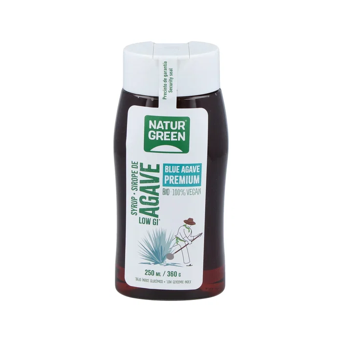 Naturgreen Sirope De Agave 250ml Bio - Ecológico, Sin Lactosa, 100% Vegetal, Jarabe de Ágave Naturgreen Sirope De Agave 250ml Bio - Ecológico, Sin Lactosa, 100% Vegetal, Jarabe de Ágave