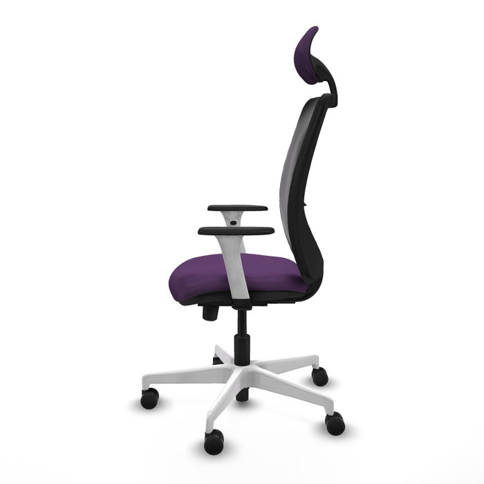 PIQUERAS Y CRESPO Silla de oficina Zulema Morada con Mecanismo Sincro/Traslack