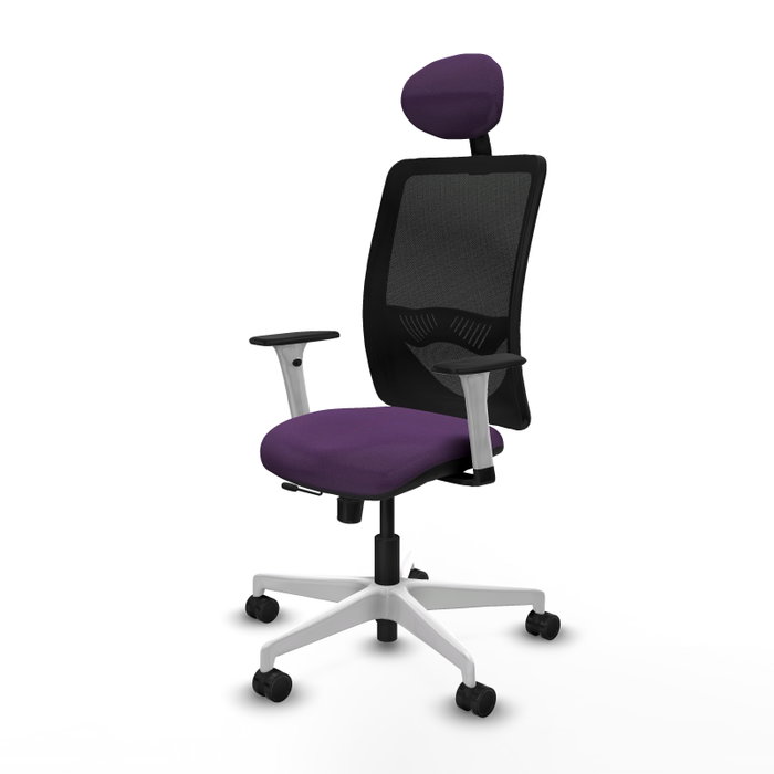 PIQUERAS Y CRESPO Silla de oficina Zulema Morada con Mecanismo Sincro/Traslack
