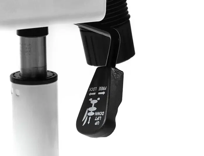 Q-connect Silla de Oficina Alba Malla Gris/Blanco