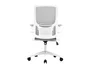 Q-connect Silla de Oficina Alba Malla Gris/Blanco