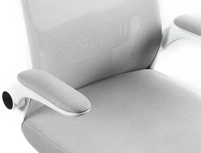 Q-connect Silla de Oficina Alba Malla Gris/Blanco