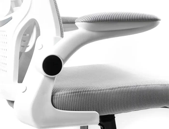 Q-connect Silla de Oficina Alba Malla Gris/Blanco