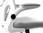 Q-connect Silla de Oficina Alba Malla Gris/Blanco