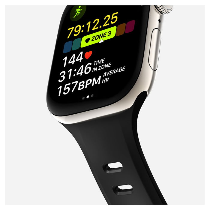 Nomad Tempo Band 46mm para Apple Watch - Correa Deportiva Ajustable en Negro Nomad Tempo Band 46mm para Apple Watch - Correa Deportiva Ajustable en Negro
