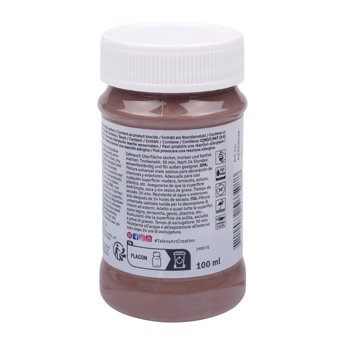 Talens Art Creation Color Marrón Tierra para Interior y Exterior 100ml