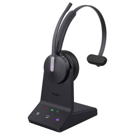 Yealink WH64 Mono Teams Auriculares Inalámbricos Monoaurales Negro