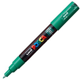POSCA Marcador PC-1M No Permanente Punta Fina 0.7-1 mm Verde