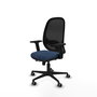 PIQUERAS Y CRESPO Silla de oficina Cilanco Azul marino y Negro