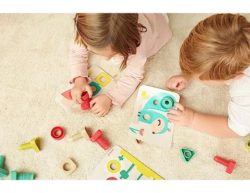 MINILAND Eco Activity Nuts & Bolts con tornillos y tuercas
