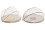 DKD Home Decor Cubreplatos Seagrass Fruta 2 Unidades Surtidas