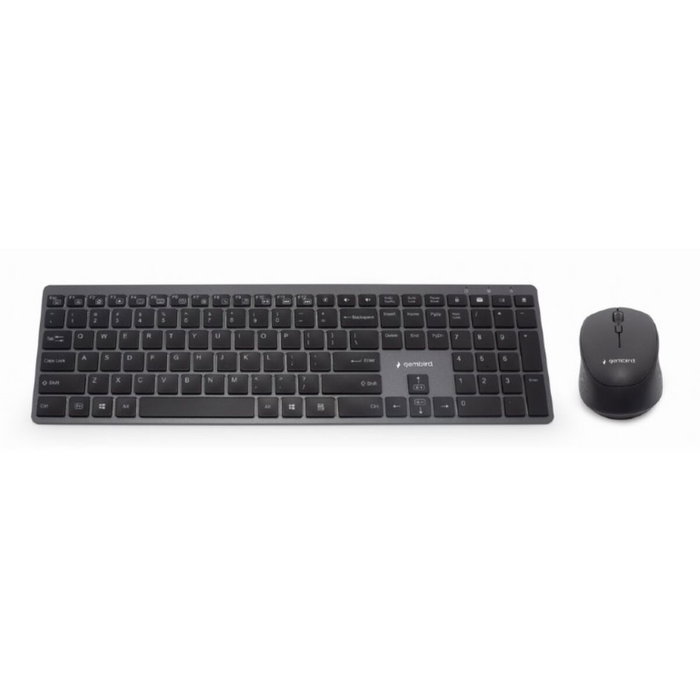 Gembird KBS-ECLIPSE-M500-ES Kit inalámbrico de teclado retroiluminado y ratón