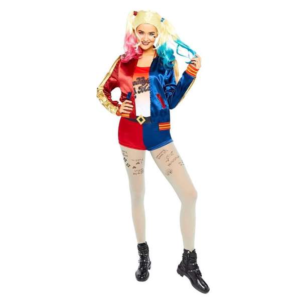 W.B. Harley Quinn Escuadron Suicida Disfraz Adulto Talla XL (42/44) Multicolor