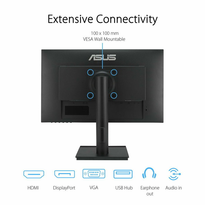 Asus VA24DQFS Monitor Profesional 23.8 IPS Full HD 100Hz Negro