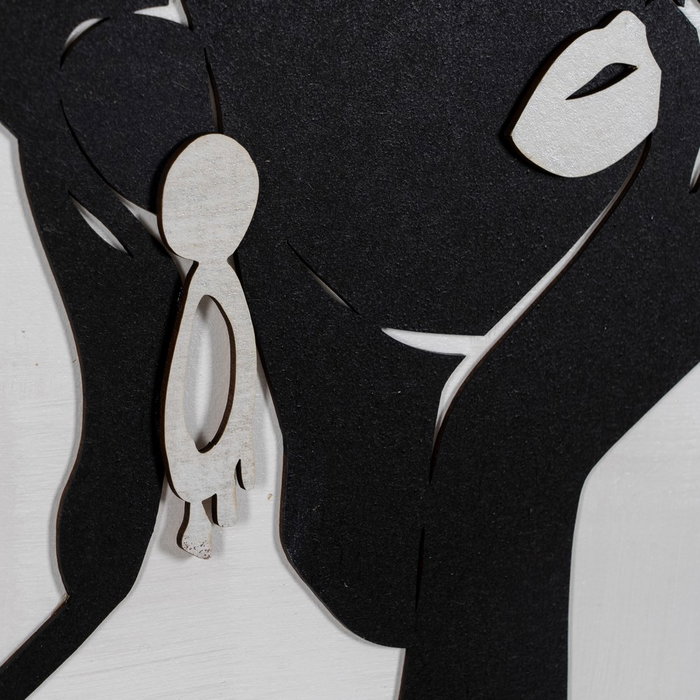 Cuadro Relieve 2/M Madera Decoración 40 X 60 cm (Set de 2)