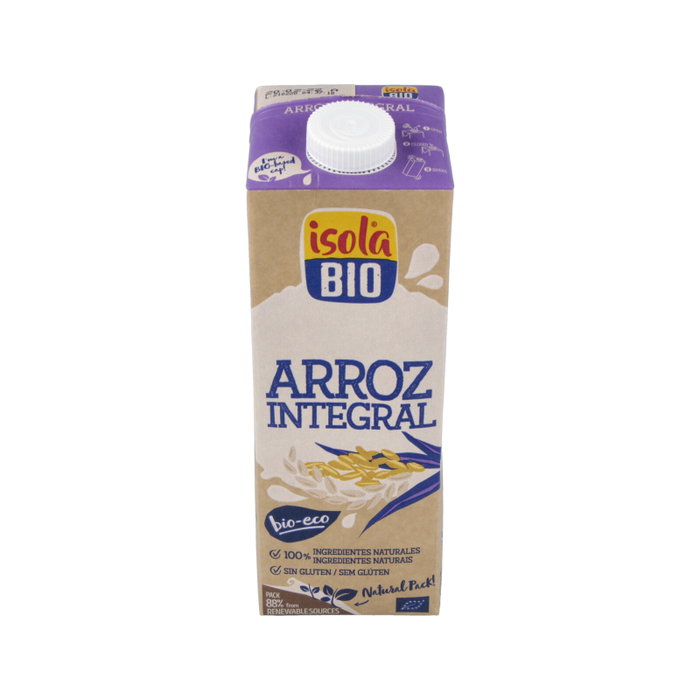 Isola Bebida de Arroz Integral Bio 1L Isola Bebida de Arroz Integral Bio 1L
