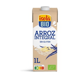Isola Bio Bebida de Arroz Integral Ecológica 1L - Sin Lactosa, Vegana