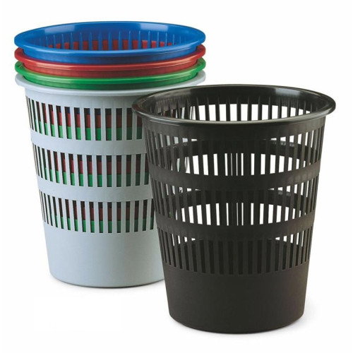 FAIBO Papelera de Rejilla 12 L Gris