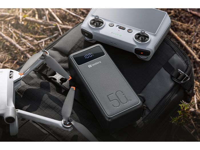 Sandberg Powerbank USB-C PD 130W 50000mAh, Batería Externa Alta Velocidad con Carga Rápida para Móviles y Portátiles
