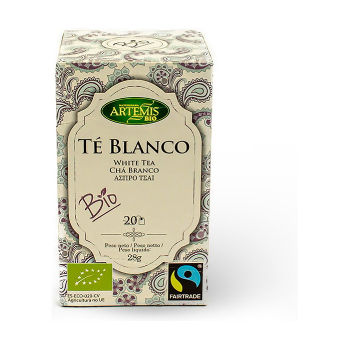 ARTEMIS BIO Té Blanco Bio 20 filtros ARTEMIS BIO Té Blanco Bio 20 filtros