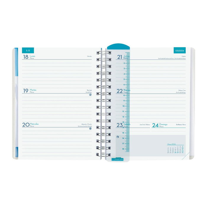 Finocam agenda docente magistral 1/4 svv personalizable pp tropic 2023-2024