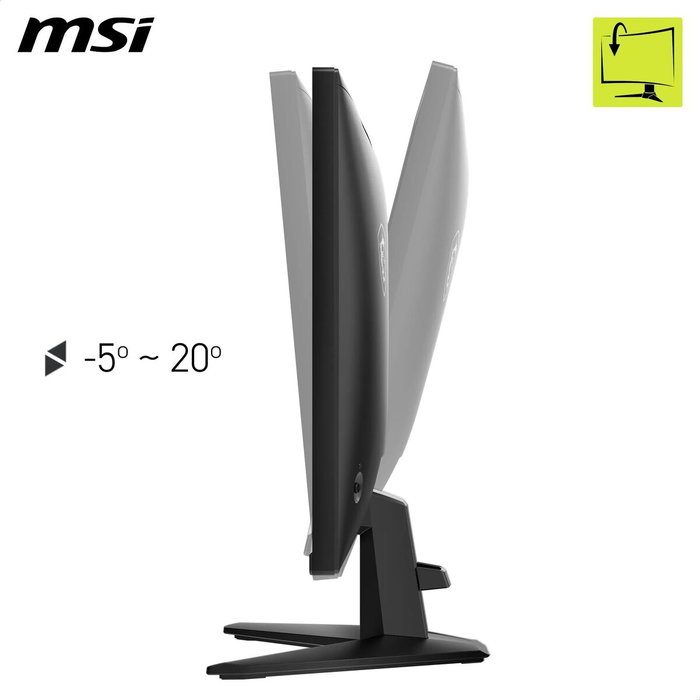 Msi mag 275f monitor lcd 27" (1080p) 180 hz fast ips 250 cd/m² 1000:1 0.5 ms 2xhdmi displayport