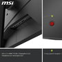 Msi mag 275f monitor lcd 27" (1080p) 180 hz fast ips 250 cd/m² 1000:1 0.5 ms 2xhdmi displayport