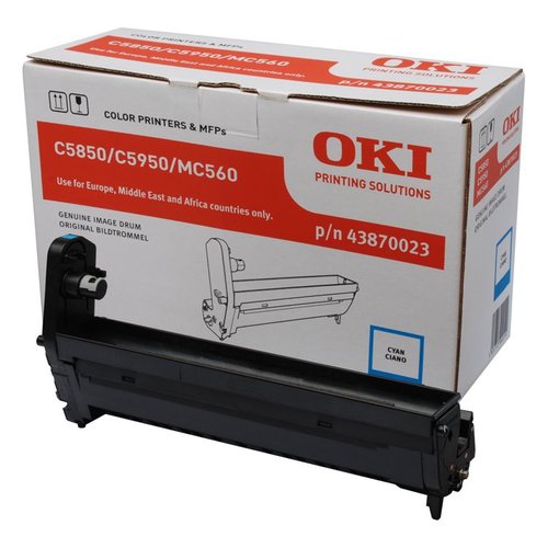 OKI Tambor de imagen Cian para C-5850/5950/MC560 OKI Tambor de imagen Cian para C-5850/5950/MC560