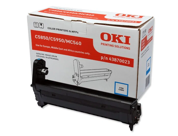 OKI Tambor de imagen Cian para C-5850/5950/MC560 OKI Tambor de imagen Cian para C-5850/5950/MC560